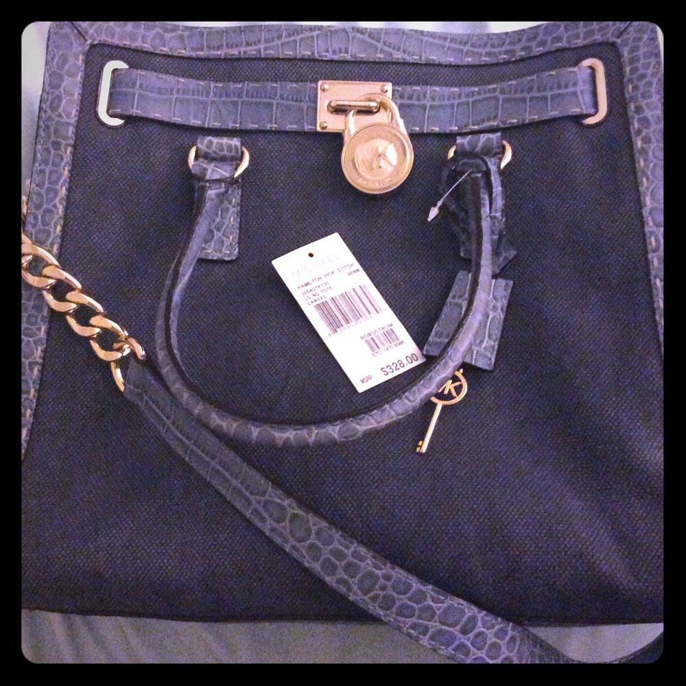 Michael Kors Hamilton Denim handbag